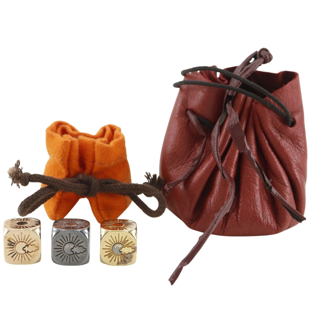 Hermes Fortuna Dice 3 Pieces Vintage Metal Vanity