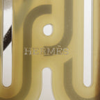 Hermes Motif Buffalo Horn Brown Necklace — view 8