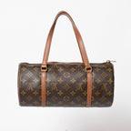 Louis Vuitton Papillon 30 GM Handbag Monogram Gold Tube Shape — view 2