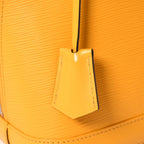 Louis Vuitton Alma Handbag Epi Leather Yellow Silver — view 8