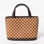Louis Vuitton Impala Handbag Calf Hair Damier Sauvage Brown Beige — view 2