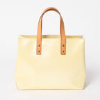 Louis Vuitton Monogram Reade PM Vernis Perlee White Ivory Cream Yellow Mini — view 2