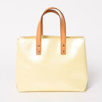 Louis Vuitton Monogram Reade PM Vernis Perlee White Ivory Cream Yellow Mini