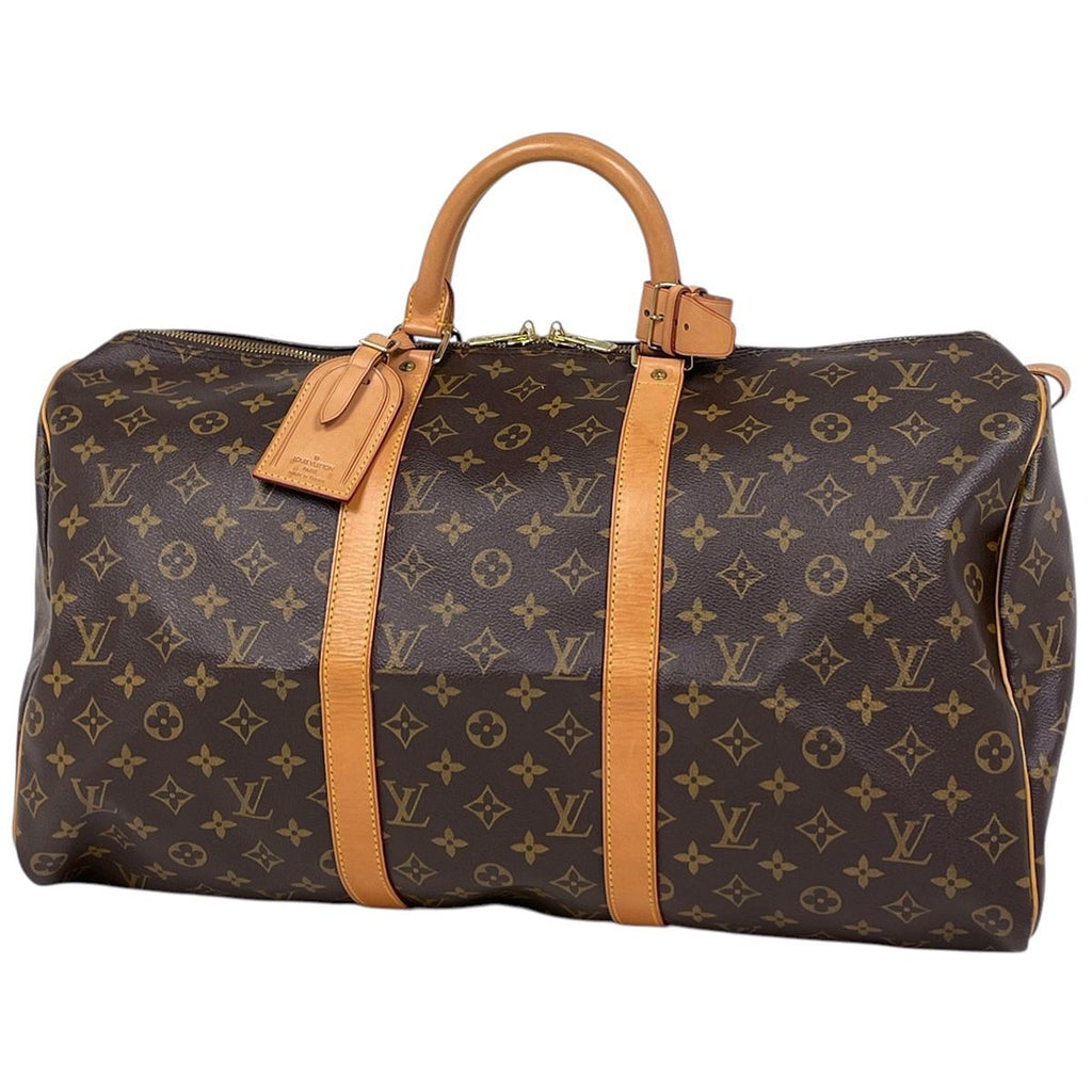 Louis Vuitton Keepall 50 Boston Bag Monogram Brown