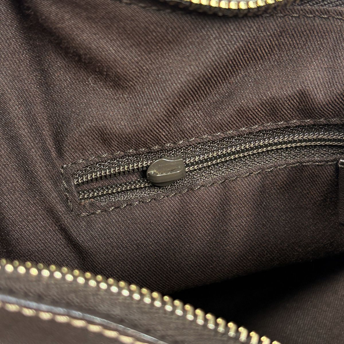 Gucci GG Pattern Shoulder Bag Abbey Canvas Brown — view 7