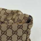Gucci GG Pattern Shoulder Bag Abbey Canvas Brown — view 3