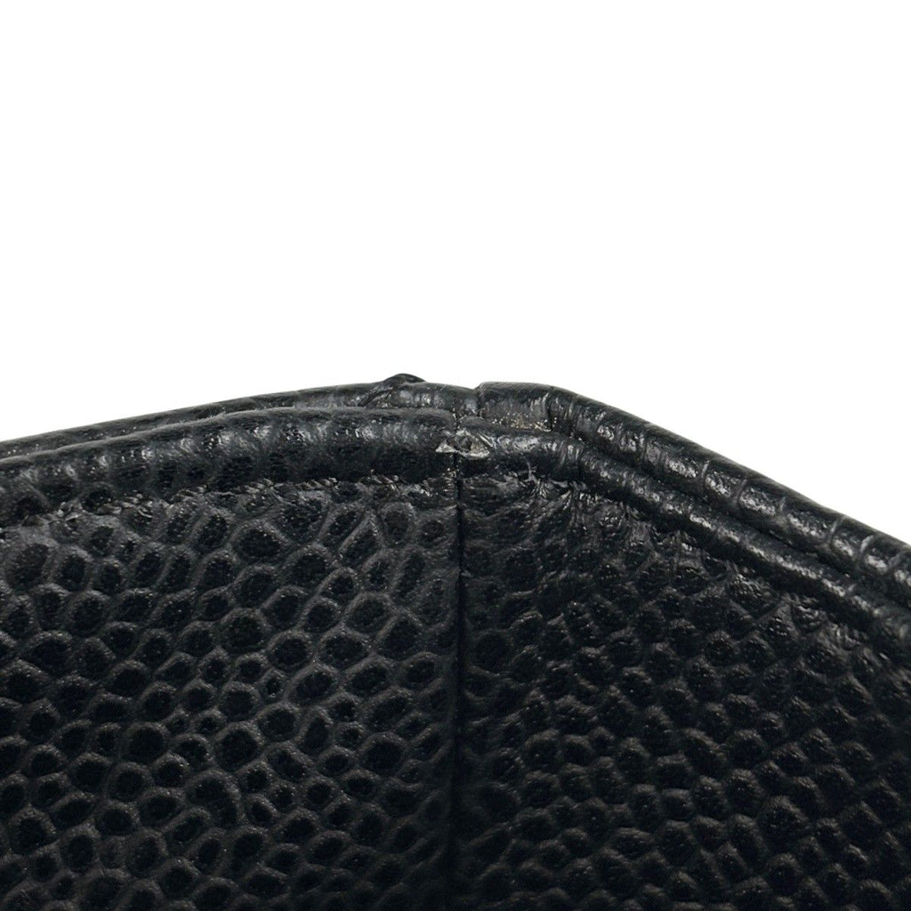 Chanel CC Logo Chain Tote Shoulder Bag Quilted Petite Shopping PST Bag Caviar — view 8