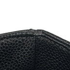 Chanel CC Logo Chain Tote Shoulder Bag Quilted Petite Shopping PST Bag Caviar — view 8
