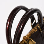 Louis Vuitton Alma PM Amarante Wine Red Handbag Gold — view 6