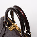 Louis Vuitton Alma PM Amarante Wine Red Handbag Gold — view 5