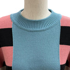 Hermes Lettres Equestres Cashmere Crew Neck Long Sleeve Sweater Knit Multi 38 — view 2