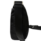 Prada Leather Re-Nylon Triangle Logo Pouch Crossbody Shoulder Bag Black — view 4