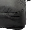 Prada Leather Re-Nylon Triangle Logo Pouch Crossbody Shoulder Bag Black — view 7