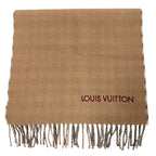 Louis Vuitton Echarpe Monogram Gradient Tartan Cashmere Embroidery Scarf