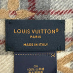 Louis Vuitton Echarpe Monogram Gradient Tartan Cashmere Embroidery Scarf — view 7