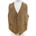 Hermes Vintage Music Played by Spheres la Musique Des Silk 100% Lambskin Gilet