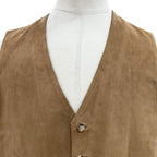 Hermes Vintage Music Played by Spheres la Musique Des Silk 100% Lambskin Gilet — view 2