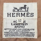 Hermes Vintage Music Played by Spheres la Musique Des Silk 100% Lambskin Gilet — view 7