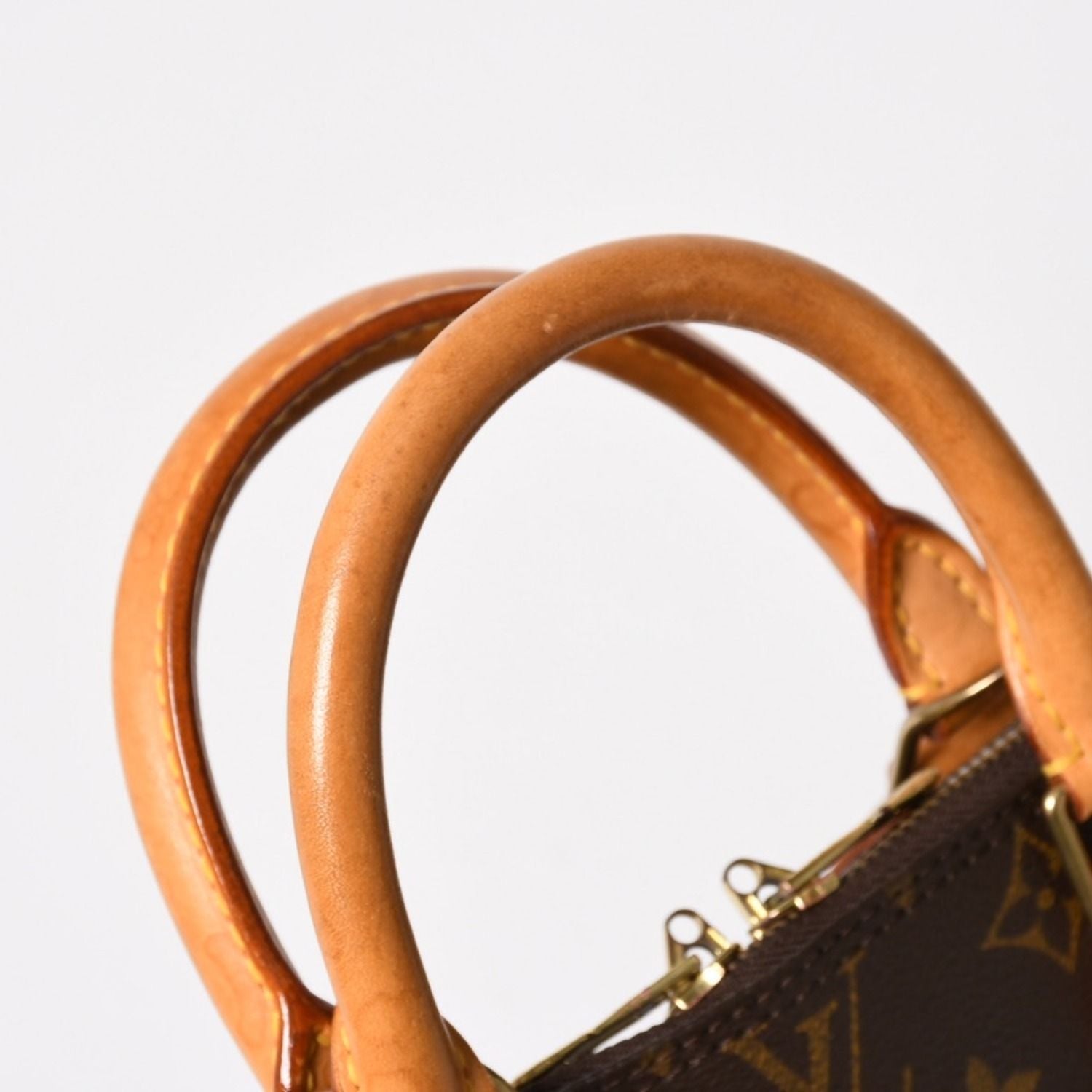 Louis Vuitton Monogram Alma PM Handbag Shoulder Gold — view 5