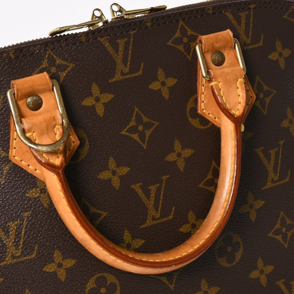 Louis Vuitton Monogram Alma PM Handbag Shoulder Gold — view 7