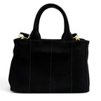 Prada Canapa Nero Logo Tote — view 4