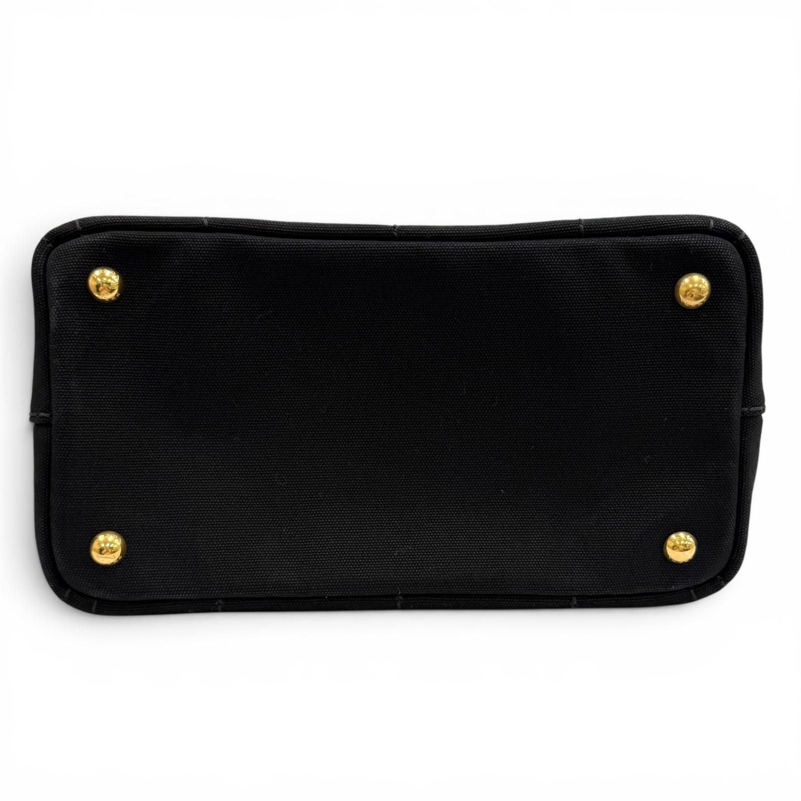 Prada Canapa Nero Logo Tote — view 6