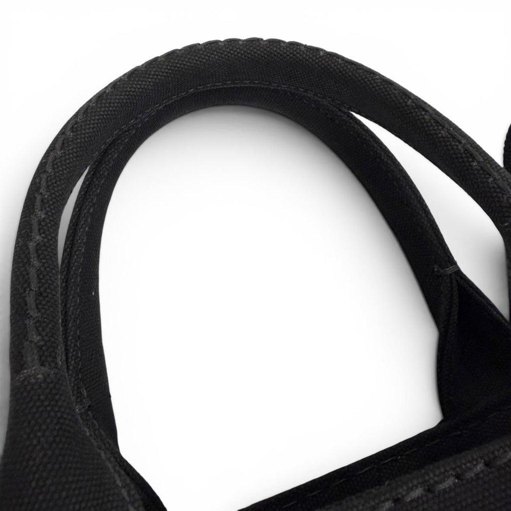 Prada Canapa Nero Logo Tote — view 9