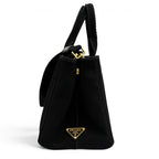 Prada Canapa Nero Logo Tote — view 5