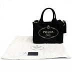 Prada Canapa Nero Logo Tote — view 2