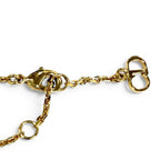 Dior Clair de Lune Bracelet CD Logo Rhinestone Faux Pearl Gold — view 7