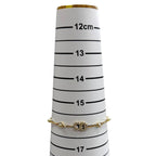 Dior Clair de Lune Bracelet CD Logo Rhinestone Faux Pearl Gold — view 9