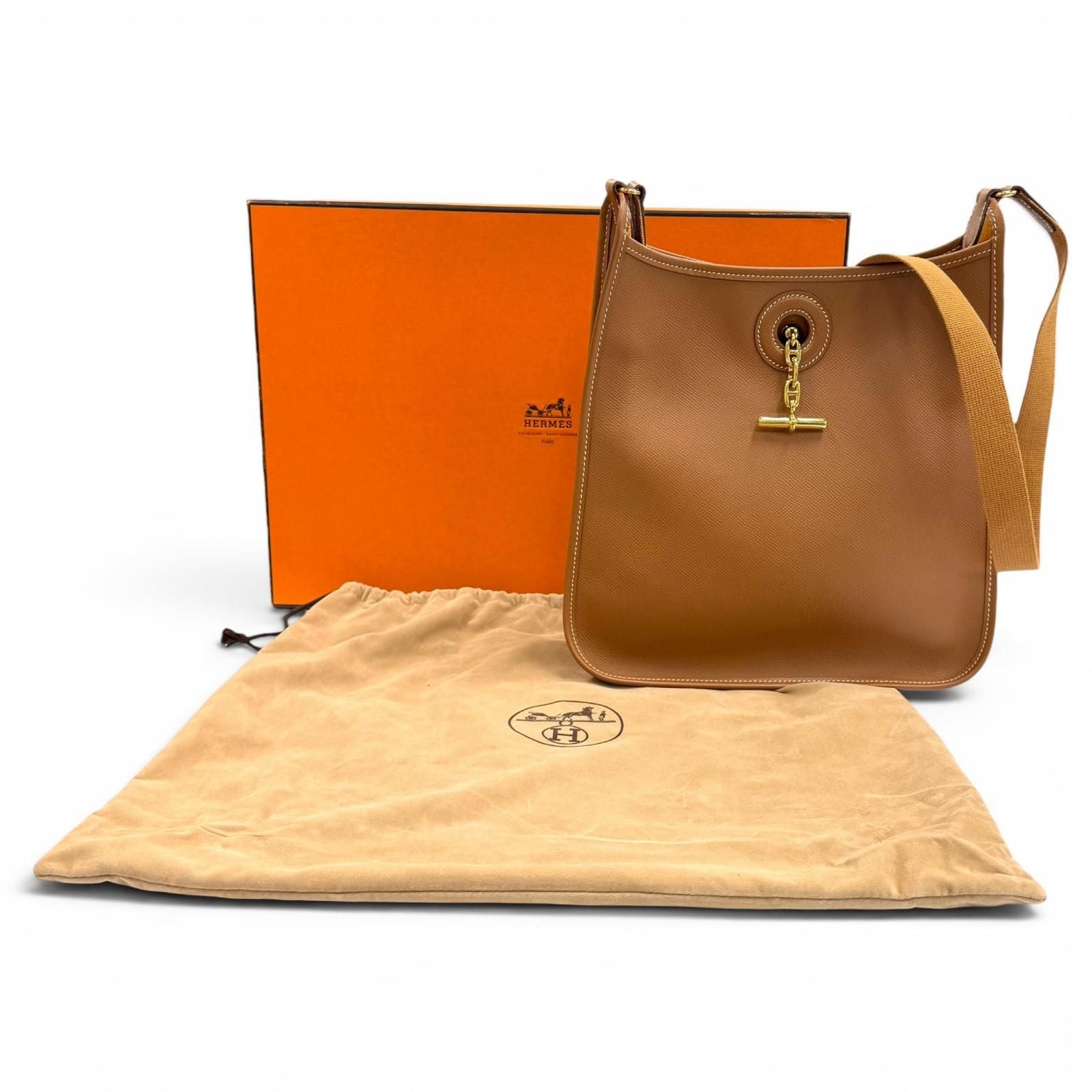 Hermes Vespa PM Gold Courchevel Shoulder — view 2