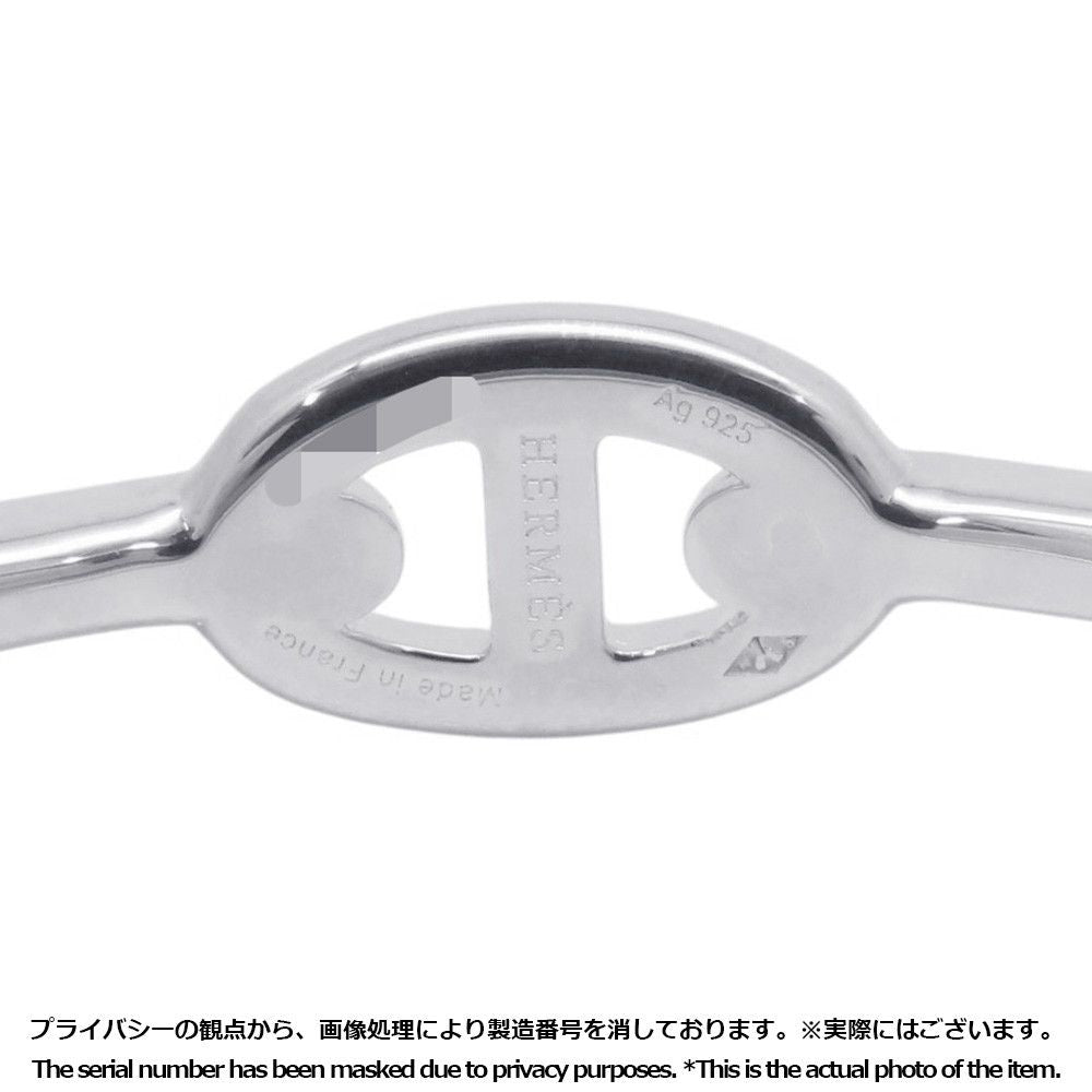 Hermes Earrings Chaine D'ancre Hoop GM Silver — view 7