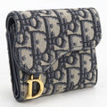 Dior Lotus Wallet Saddle Tri Foldwallet Oblique