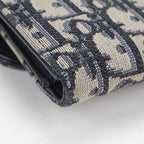 Dior Lotus Wallet Saddle Tri Foldwallet Oblique — view 8