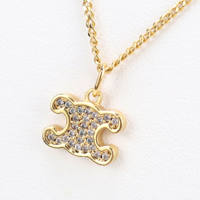 Celine Triomphe Necklace Metal — view 2