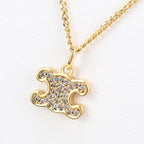 Celine Triomphe Necklace Metal — view 2