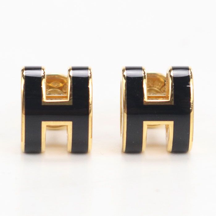 Hermes Mini Pop Earrings Metal
