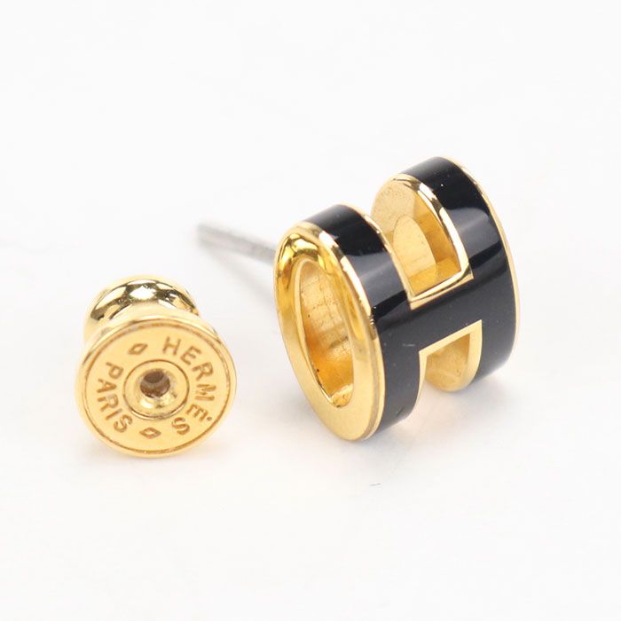 Hermes Mini Pop Earrings Metal — view 2