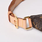 Louis Vuitton Bum Bag Brown Monogram Canvas Leather Gold — view 7