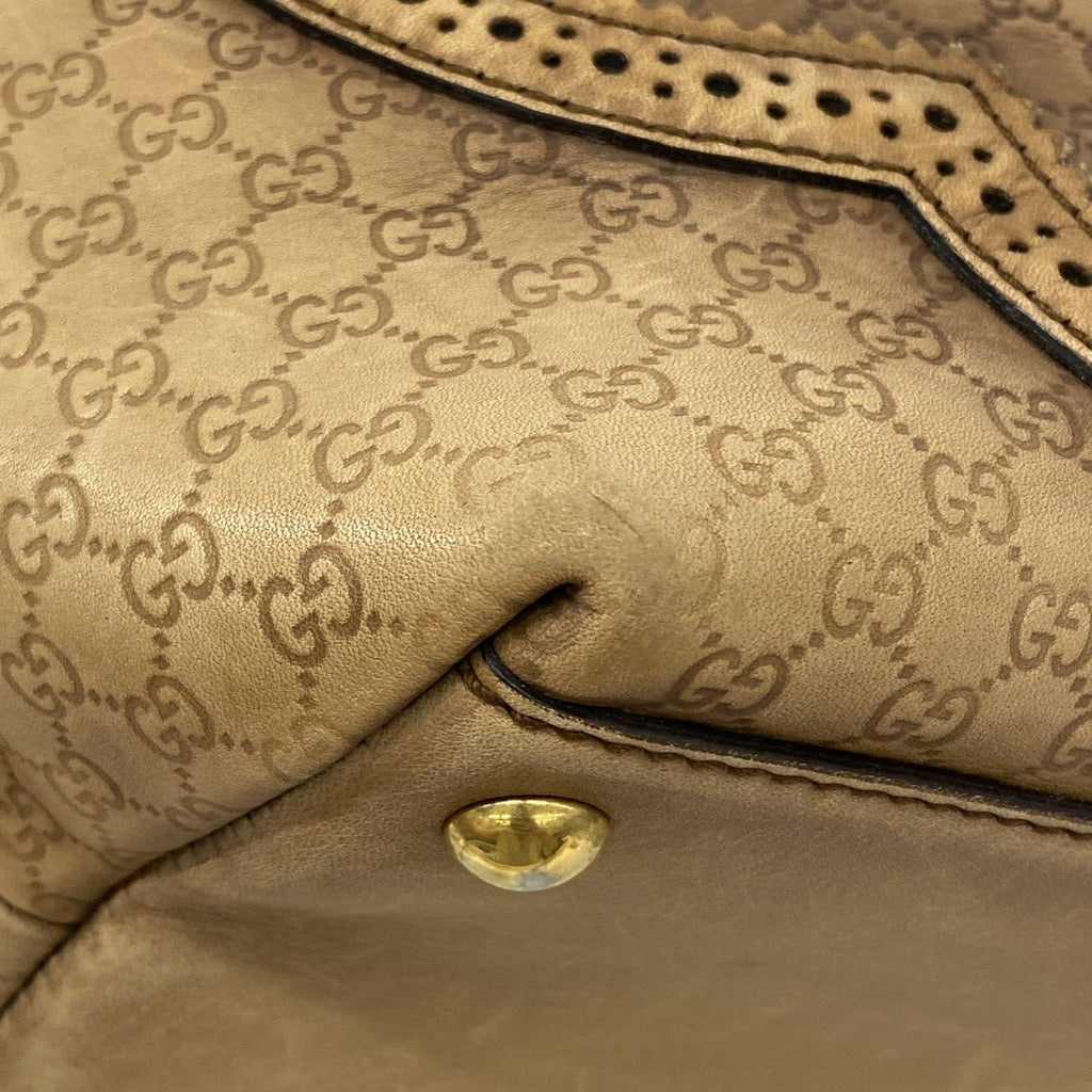 Gucci Tote Microguccissima Leather Brown Gold — view 6