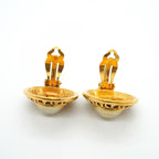 Chanel Earrings Vintage Gold — view 6