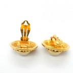 Chanel Earrings Vintage Gold — view 3