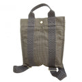 Hermes Backpack Her Line a Dos PM Canvas Gray Silver