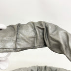 Chanel Tote Nylon Gray Silver — view 8