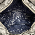 Chanel Tote Nylon Gray Silver — view 4