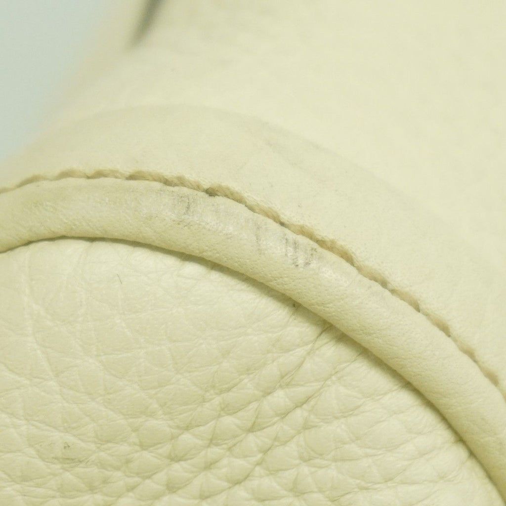 Gucci Handbag Leather Ivory Chien Panning Gold — view 6