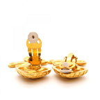 Chanel Earrings Vintage Gold Plated — view 3