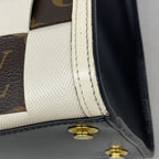 Louis Vuitton Handbag Monogram MM Ivory Brown Black 2-Way — view 7