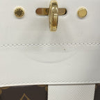 Louis Vuitton Handbag Monogram MM Ivory Brown Black 2-Way — view 8